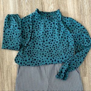 2 piece SHEIN workwear blouse + ankle pant